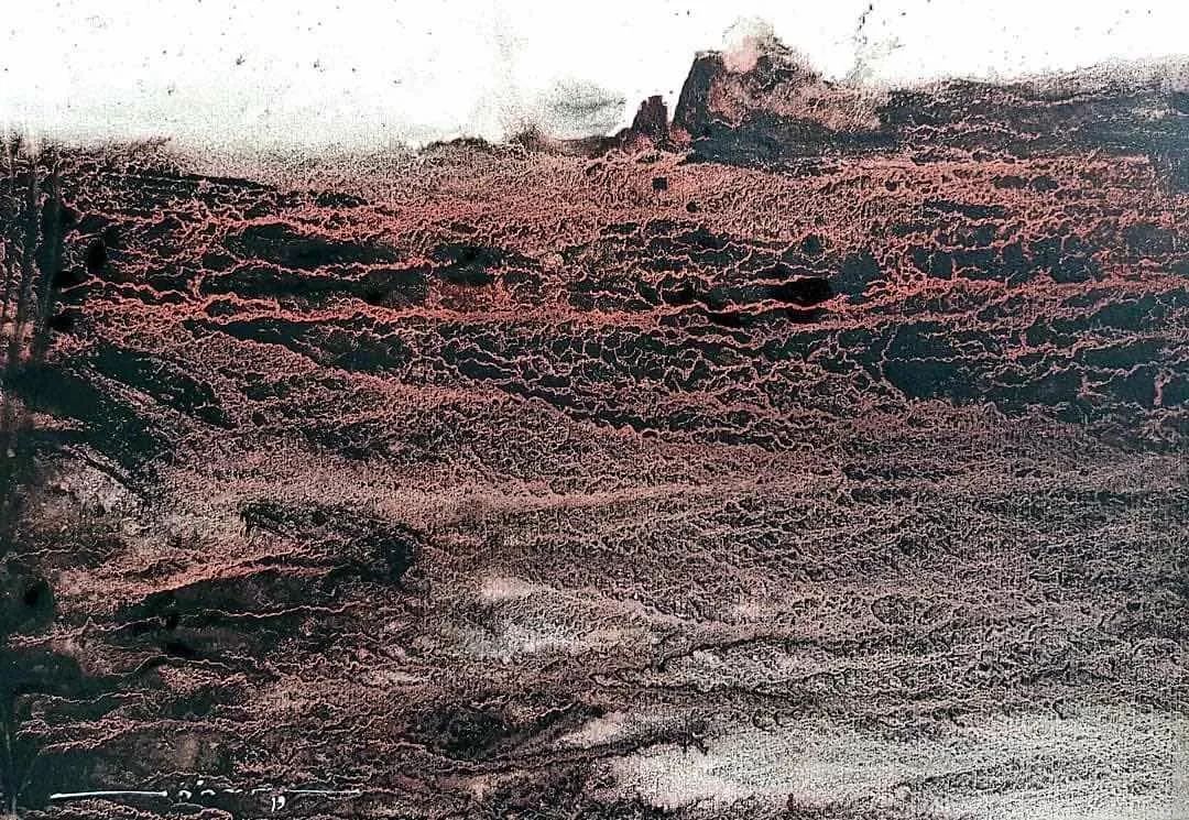 画家&秘鲁画家 尼古拉斯 水墨淋漓的水彩画