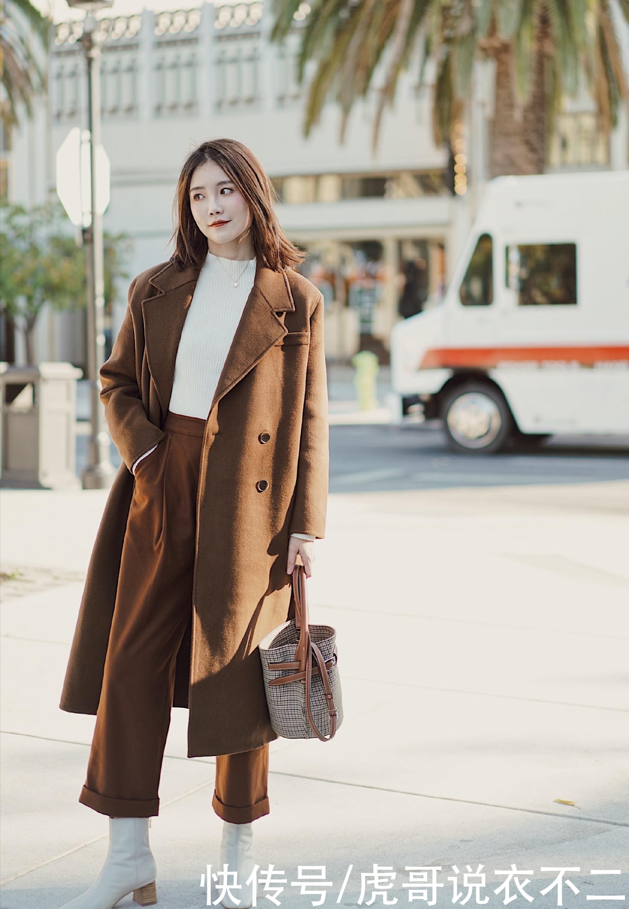 优雅的女人穿大衣遵循这3点，冬季照样美出新高度，赶紧get吧