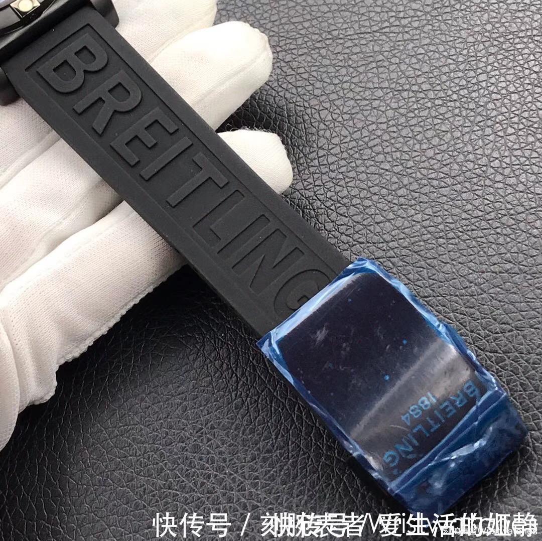 gf厂 GF厂百年灵机械计时黑鹰橙圈复刻表细节质量评测!