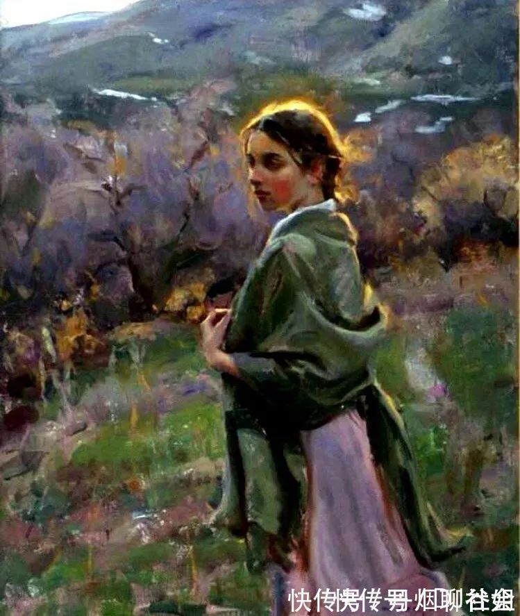 迈克尔!寻找生命中的光,70后印象现实主义画家迈克尔·马尔姆的油画