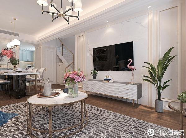 玄关|看了她家的轻奢风装修,羡慕了,全屋低调、内敛又不失高贵和奢华