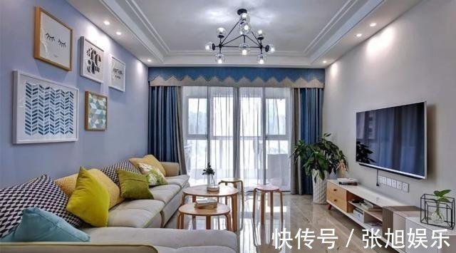 厨房|97平现代二居室,一进门就被朋友家的客厅给迷住了,好漂亮