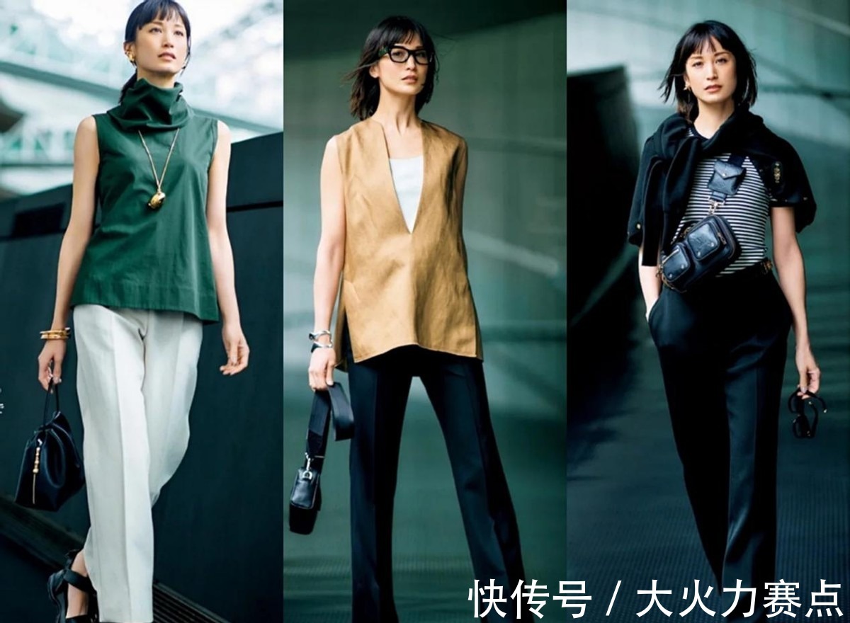 博主 女人奔四奔五拒绝“大妈式”穿搭,学日杂博主这么穿,高级又时髦!
