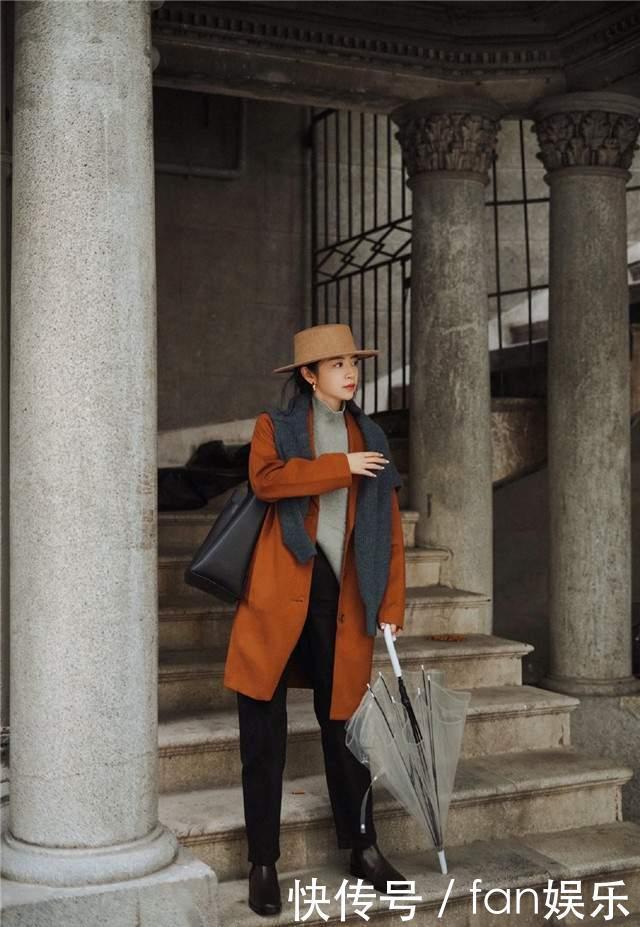 温柔|时尚博主三木真会穿,秋冬温柔慵懒的大衣新穿法,精致优雅还高级