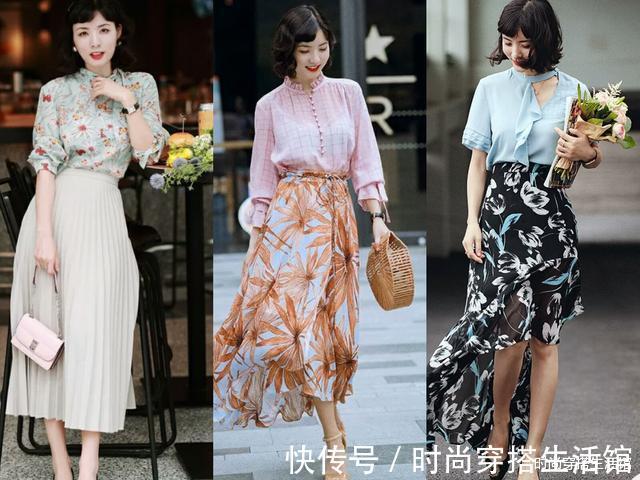 质感|40岁的女人,秋天还是穿裙子更显质感,年轻时髦有气质