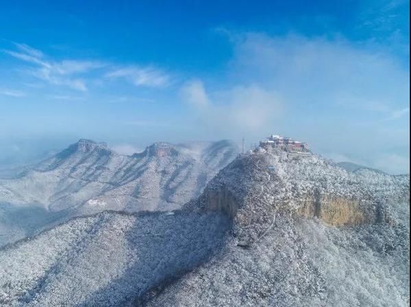 大河客户端|组图 ? 大雪纷飞，银装素裹，云台山宛若童话世界