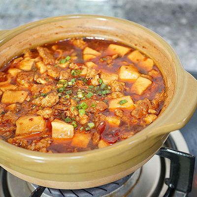 辣椒面|肉沫豆腐煲