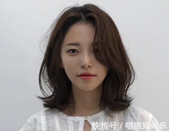 韩国超火的仙气发型,难怪人家甜美,圆脸女生太适合