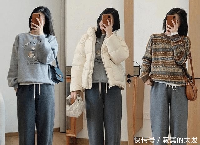 今年火了一种穿搭叫“羽绒服+裤裙”，时髦又保暖，适合40岁穿