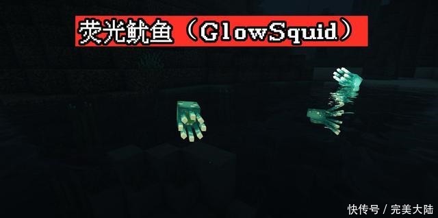 鱿鱼 当我在mc看到了发光鱿鱼 终于明白 冰术师为什么会 输 了 末影人 Minecraft Mc 游戏 精品游戏指南