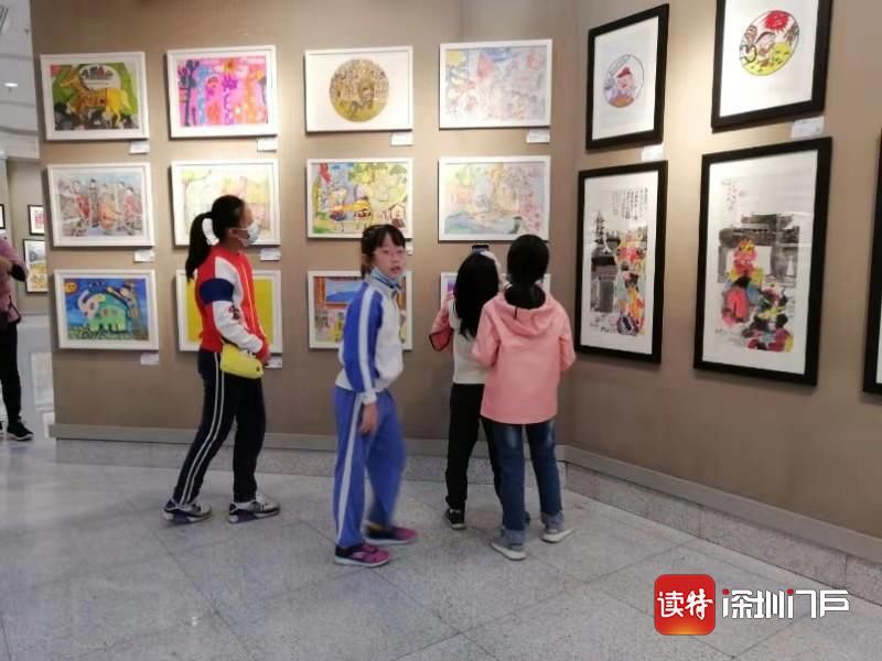  鹏城|看“童画”中的鹏城！少儿优秀美术作品在市文化馆展出