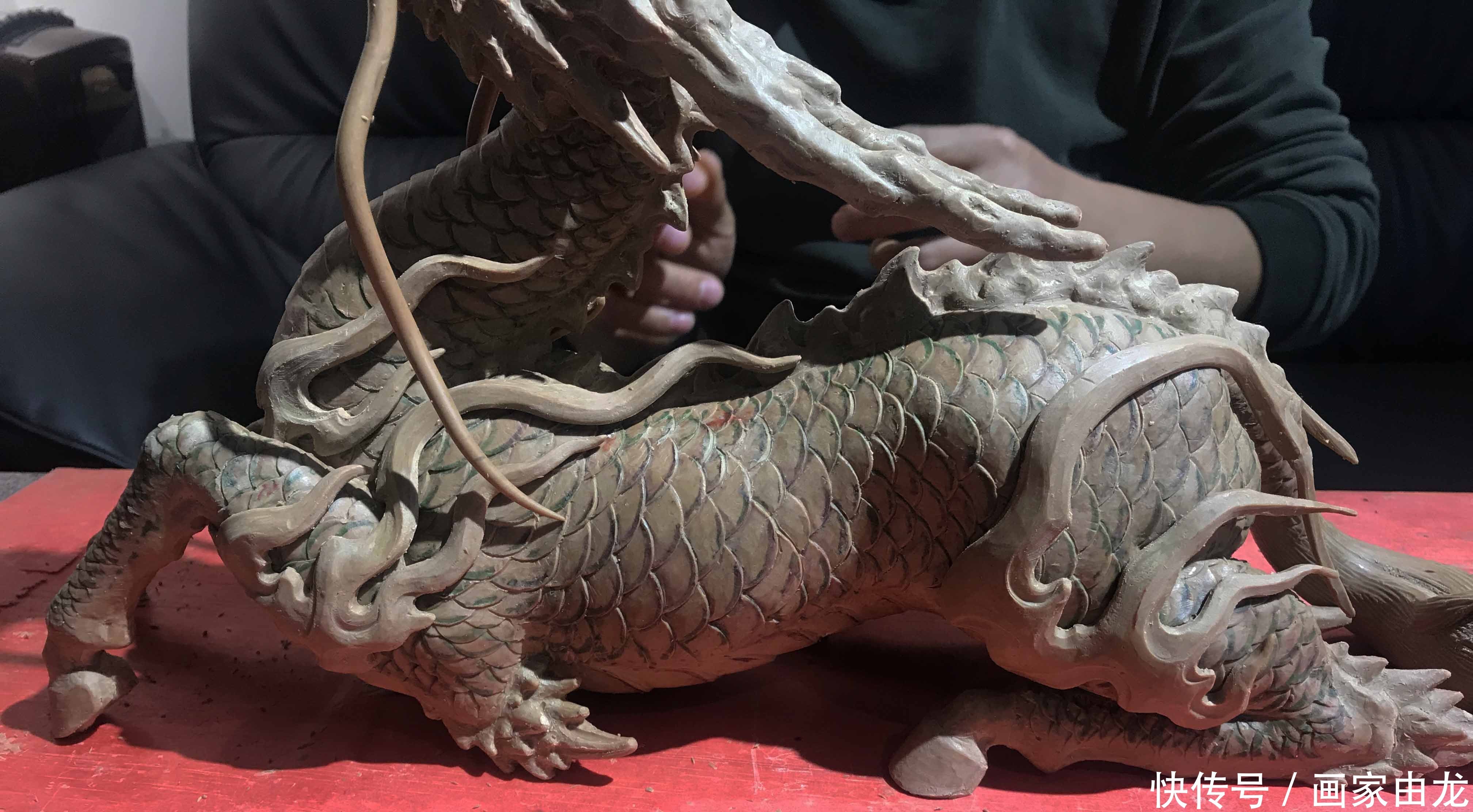 神兽设计|由龙作品|麒麟铜雕之泥稿制作| 设计