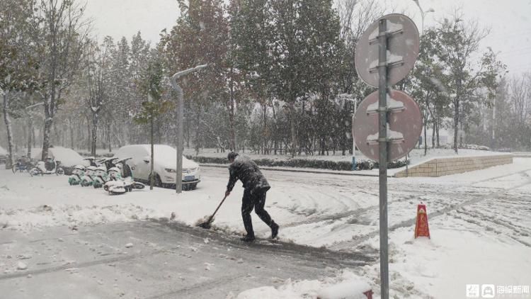 德州&气象live丨积雪深度9厘米！德州迎来今冬第一场雪