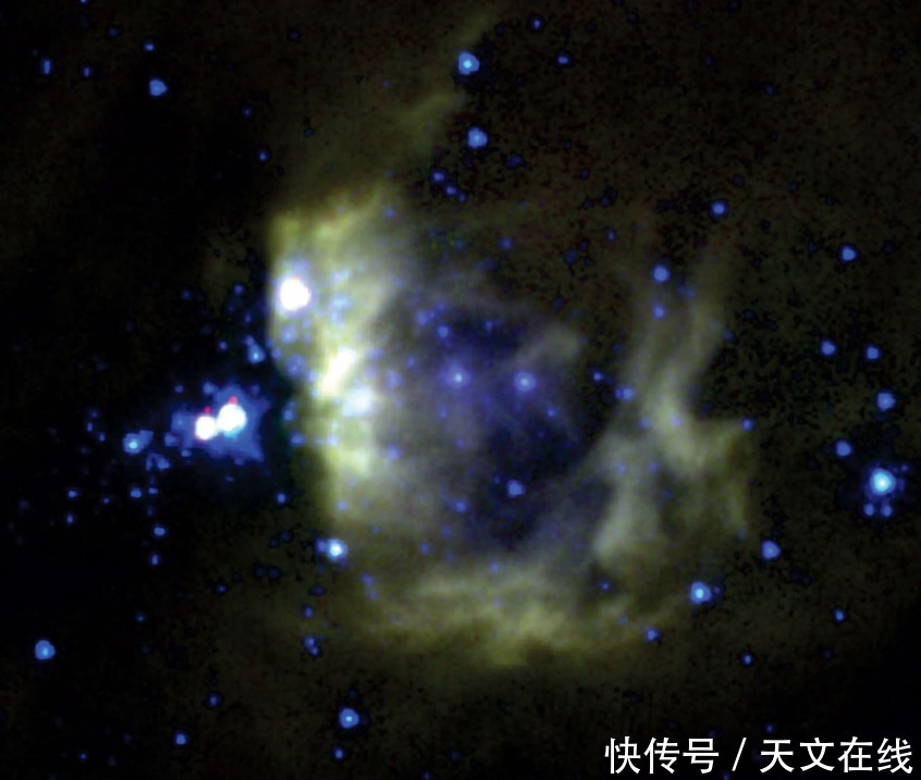 美丽的丝状星云,诞生了新的恒星