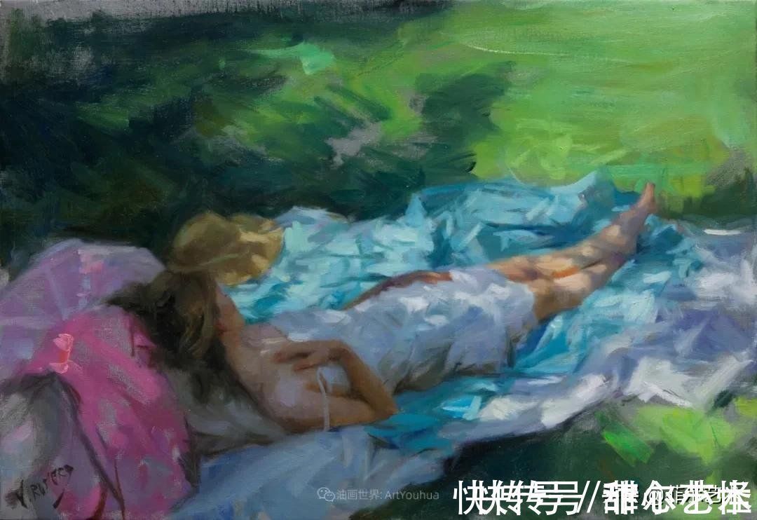 罗梅罗!婀娜多姿,美丽动人~西班牙画家维森特·罗梅罗·雷东多油画欣赏