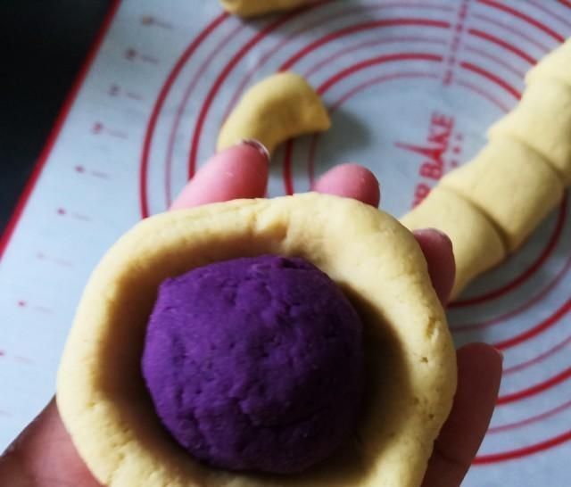 杂粮|玉米粉紫薯包,用玉米粉和紫薯做一款杂粮包,吃着非常棒