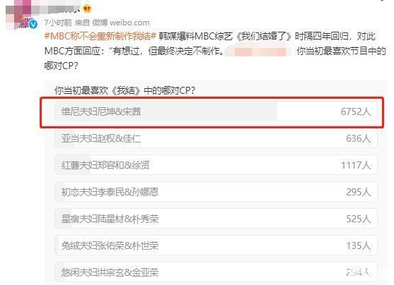 mbc|《我们结婚了》重启失败,维尼夫妇成追忆,尼坤宋茜10年完成转型