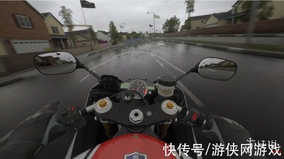 实机|《极速骑行4》PS5实机画面《极速骑行4》PS5雨天实机