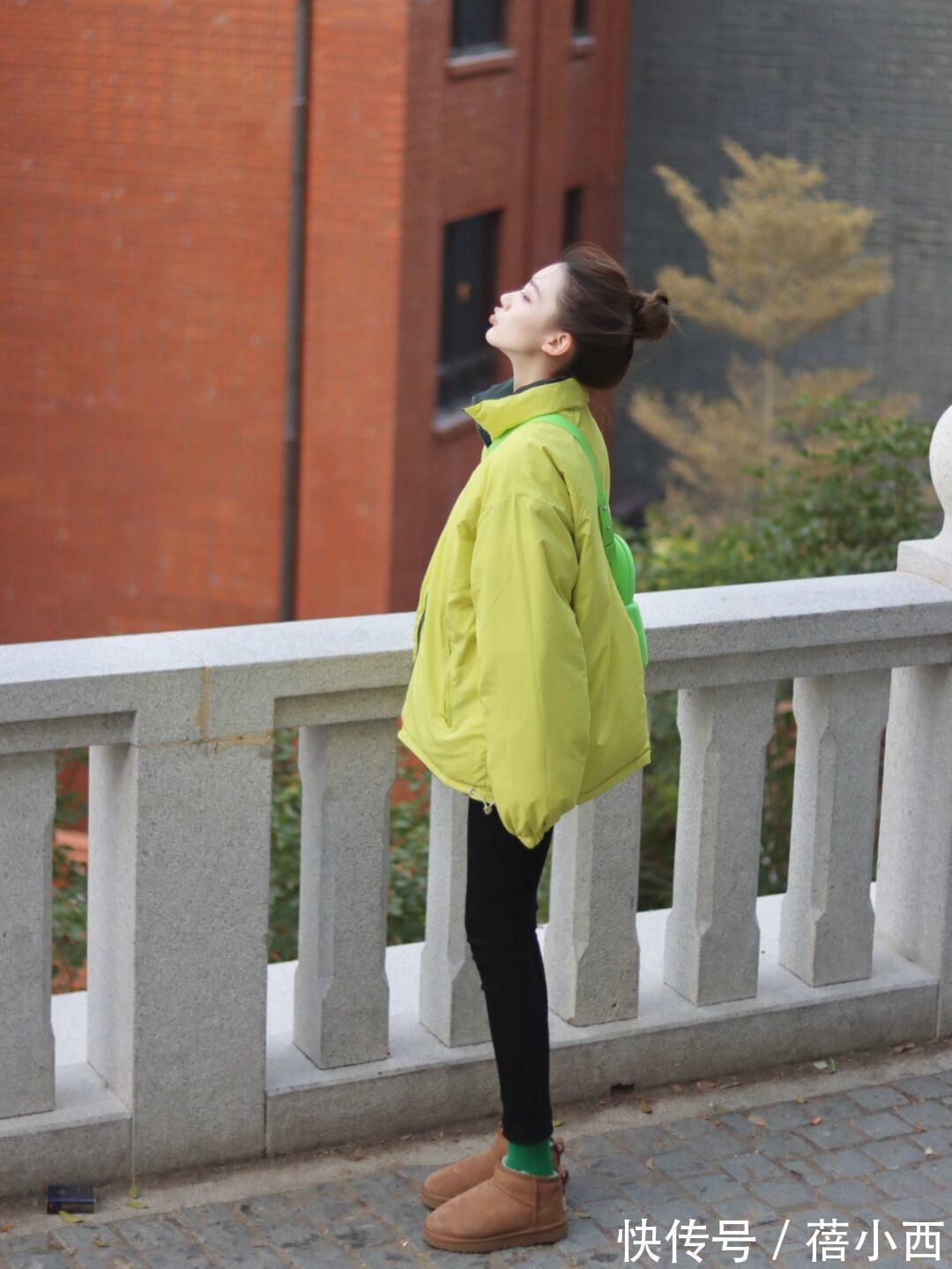 黄色调|怕冷星人的福音来了,“羽绒服”永不过时,天寒地冻就选它来穿搭