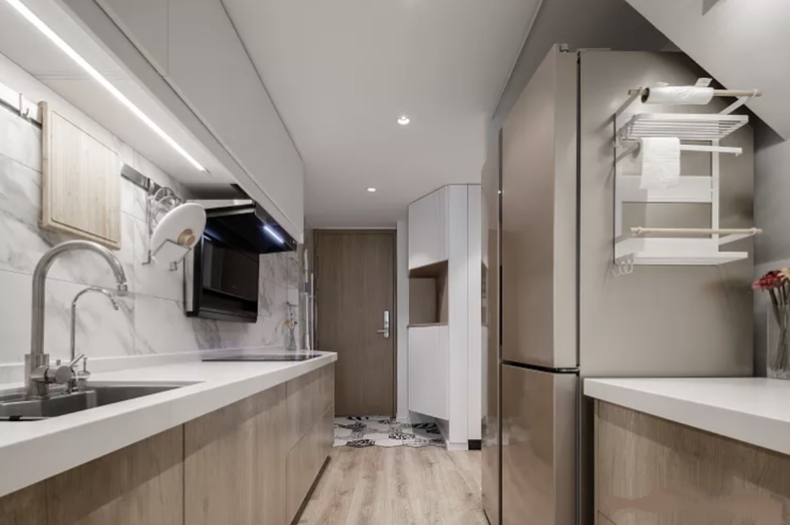 套房子|小户型拥有超强收纳空间又美观大气他家45平这么设计,值得学习