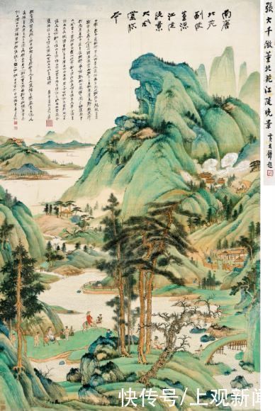 艺术|张大千、齐白石同场“竞技”,京沪双城迎艺术盛事,“南张北齐”艺术大展将至