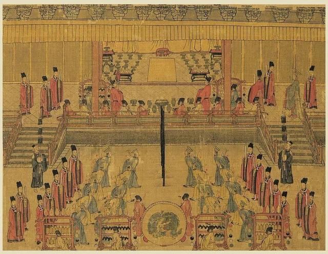 宋朝的宫廷宴饮种类繁多，风格多样，或多或少地现着皇恩