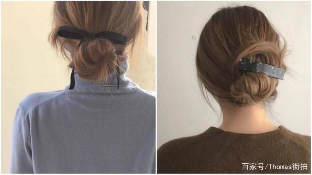 女性发型打理,韩系美发搭配时髦的发饰,流露女性温柔优雅的气质