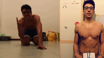 俯卧撑|每天300个俯卧撑,坚持一个月,却练成了这样……