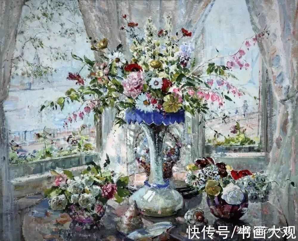 女艺术家Flowers$英国女艺术家Flowers Emily Beatrice Bland风景花卉油画欣赏 ???