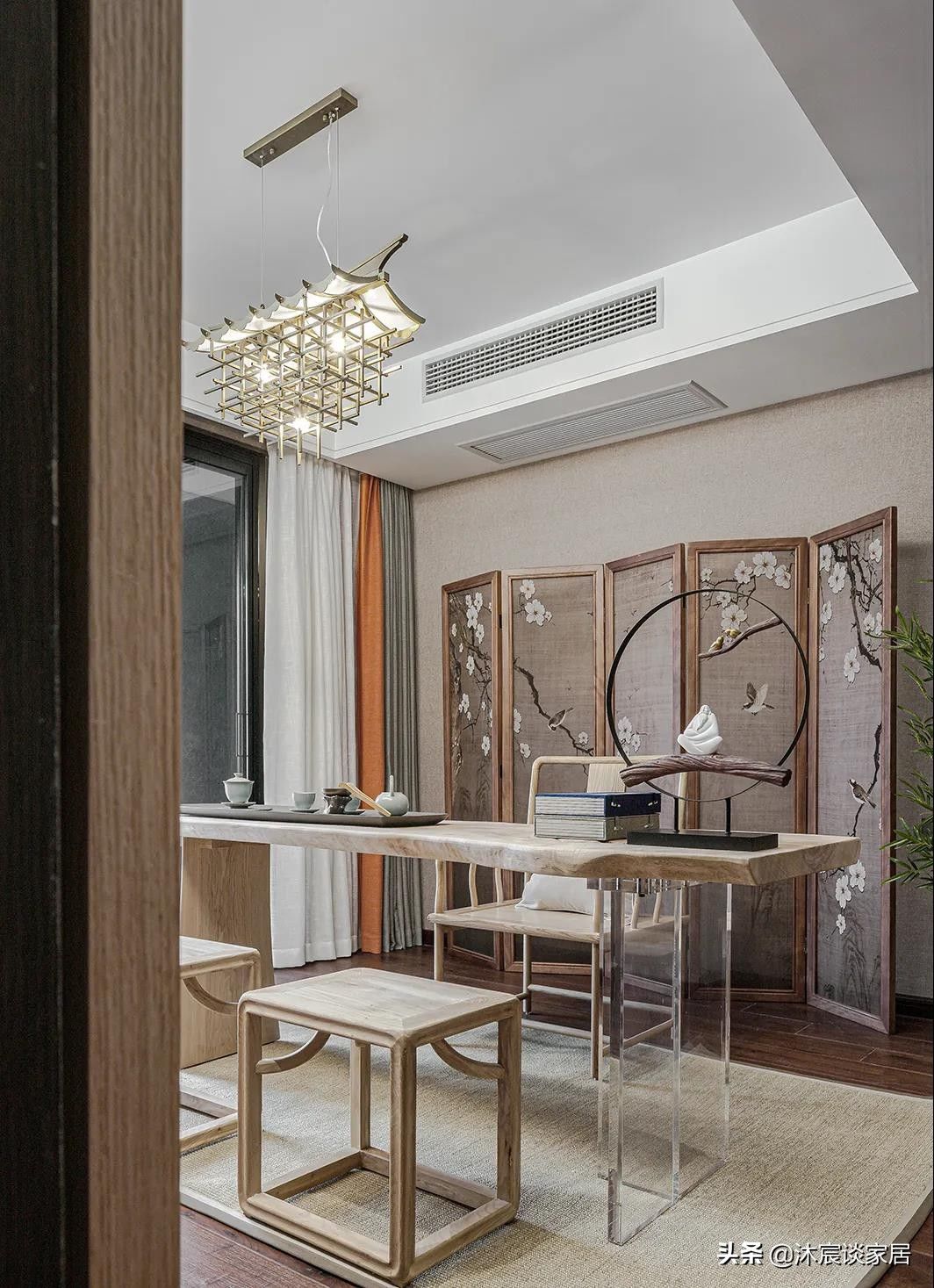 沐宸|这才是中国风，太美太大气了！进屋让人眼前一亮，精致素雅