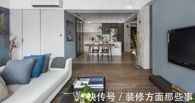 爱花|93㎡现代简约,阳台的清新,透过玻璃充满了全屋!