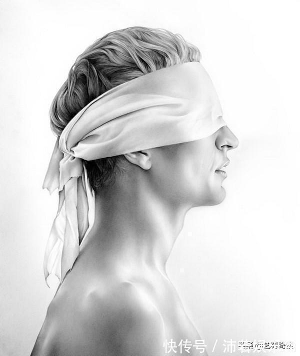 费欣|为了画好人体素描，她把自己当人体模特，一画就是30年