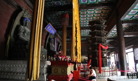 明代建筑极品,金丝楠木大殿——北海大慈真如宝殿