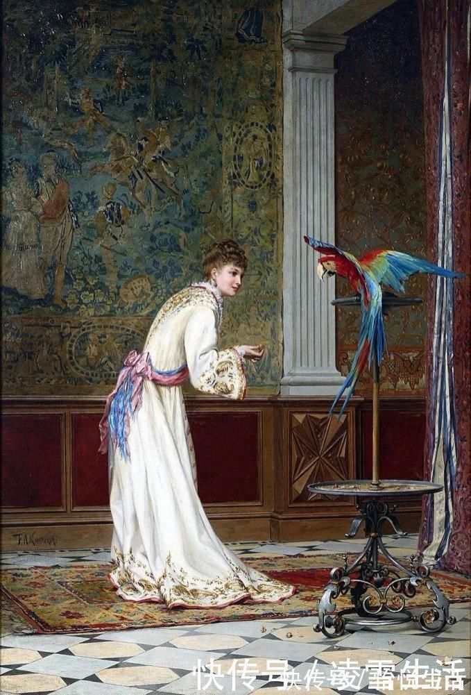 画家#精致而优雅——荷兰画家波蒂列耶作品中的女性形象