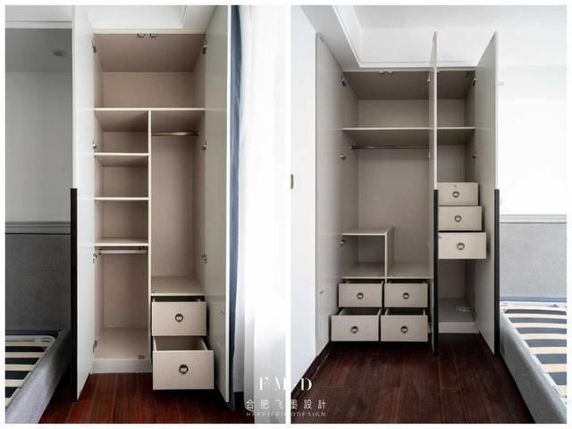 床头柜|衣柜不靠边装了,装床头一左一右,15㎡的卧室储物空间妥妥够了