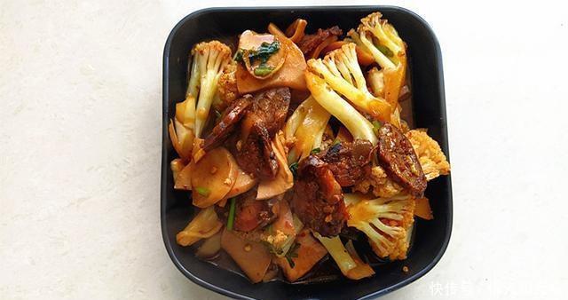 味道|花椰菜用这两种原料,下饭很享受,老公说我太瘦了