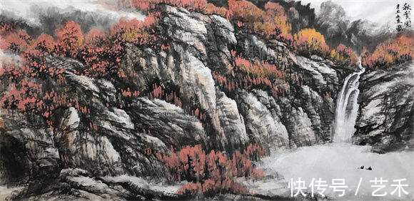 许文杰#北派山水画家许文杰作品欣赏