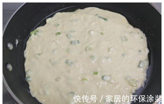 植物油|葱花发面饼的简单做法,外酥里软,全家都爱吃