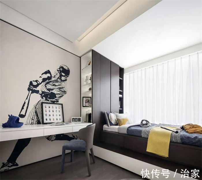 米白|治家平台丨110㎡的室内设计,质感又温馨