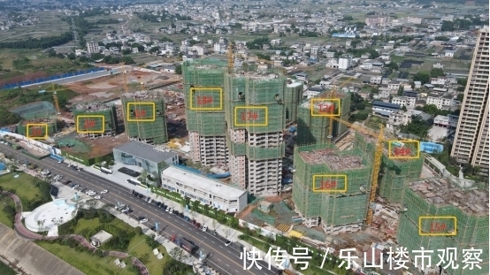 凯瑞|乐山在售楼盘工程进度实拍!买了这些楼盘的人速看!