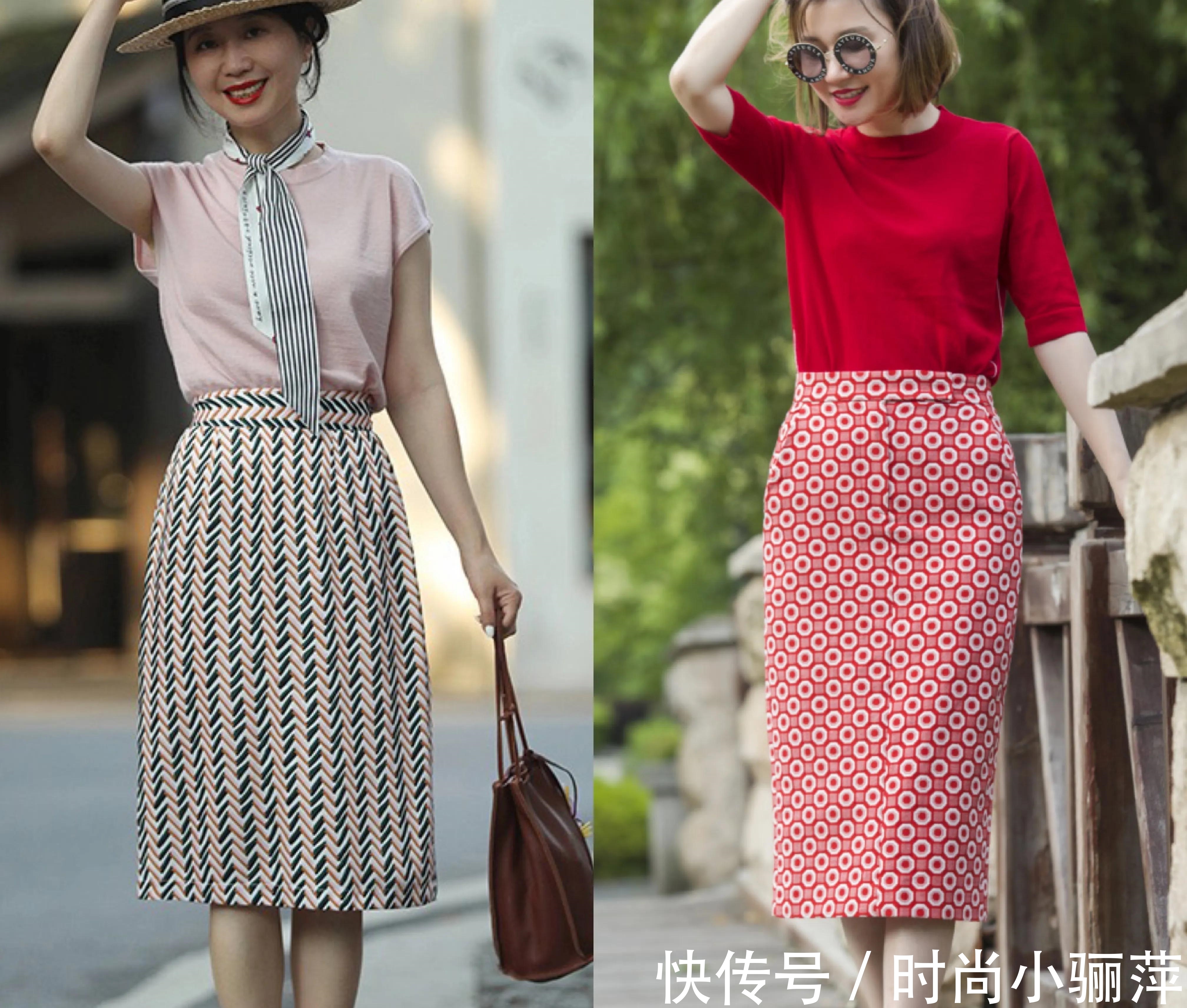 女人|天热了，“半裙”建议这几款，40岁女人穿温婉动人，太养眼了