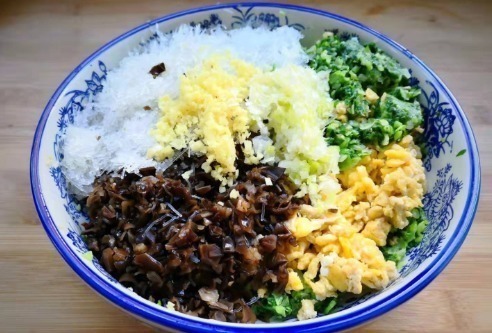 肉馅|这才是素饺子馅最好吃的做法，鲜香不油腻，比肉馅的都好吃