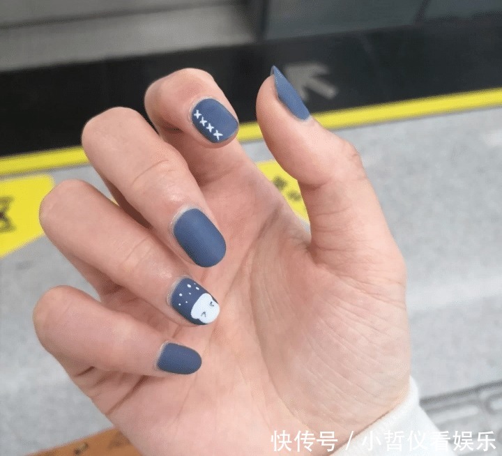 高级显白的磨砂美甲,喜欢磨砂的姐妹一定要看!