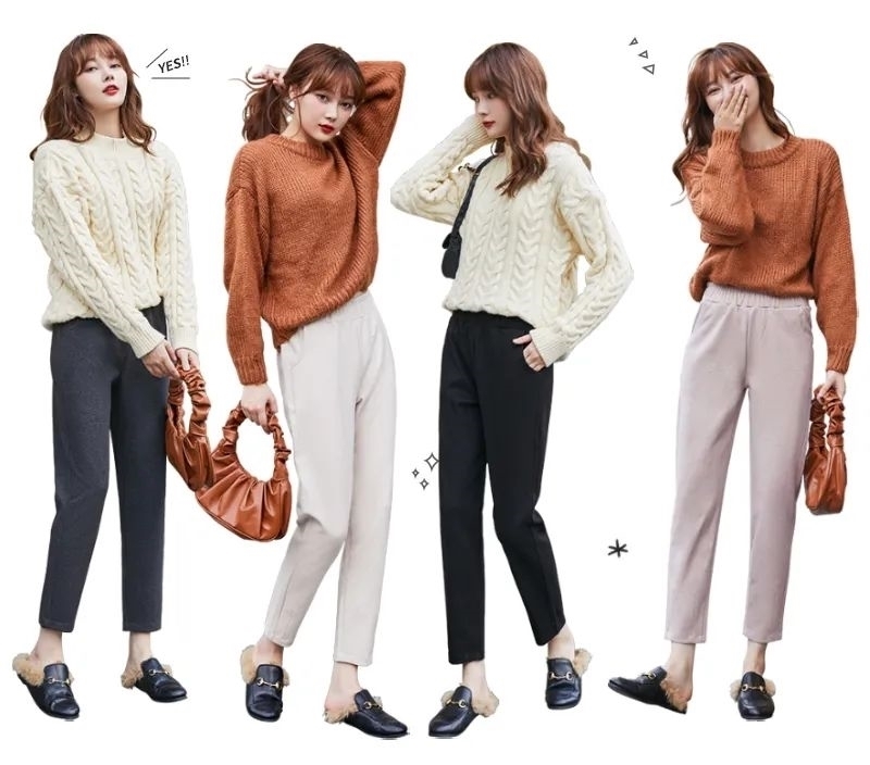 大长腿 阔腿裤下岗了!今春流行瘦瘦裤,时髦又显瘦