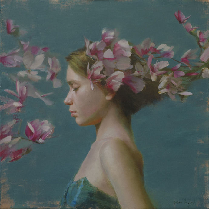 艺术家!色彩的情感表现,美国艺术家迈克尔的绘画作品