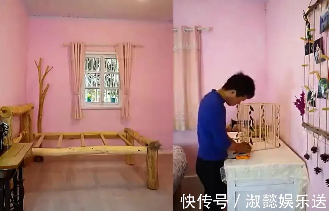 哥哥|哥哥帮妹妹改造6㎡卧室,“廉价房”变成“公主房”,别人家哥哥