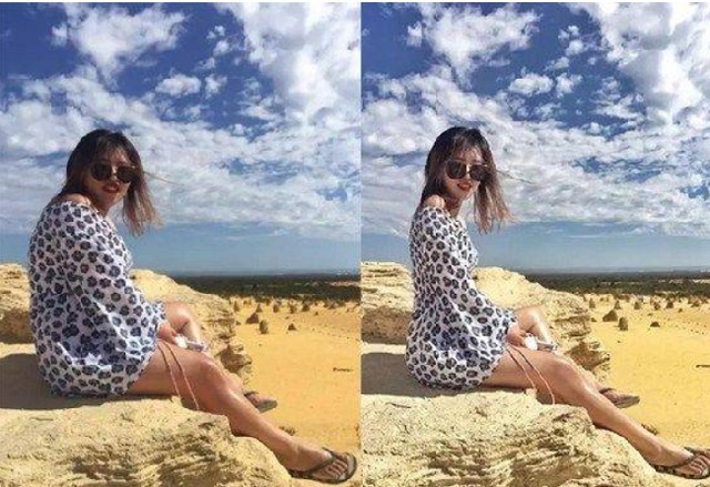 网红感|“婚照P到认不出自己”前后差距太大!这样的婚纱照有意义吗?