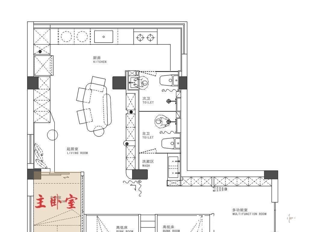 何雨晴|佩服!她把仅55㎡的家重新改造,有“4室”两卫,老破小逆袭成功