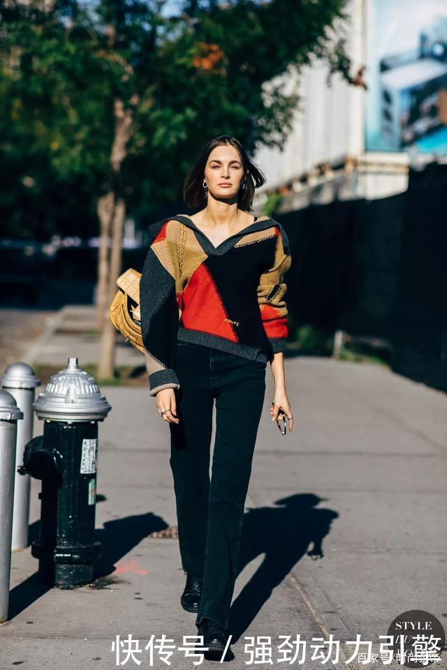 选择|今年流行的毛衣+直筒裤,要懂得这些技巧才能穿出质感