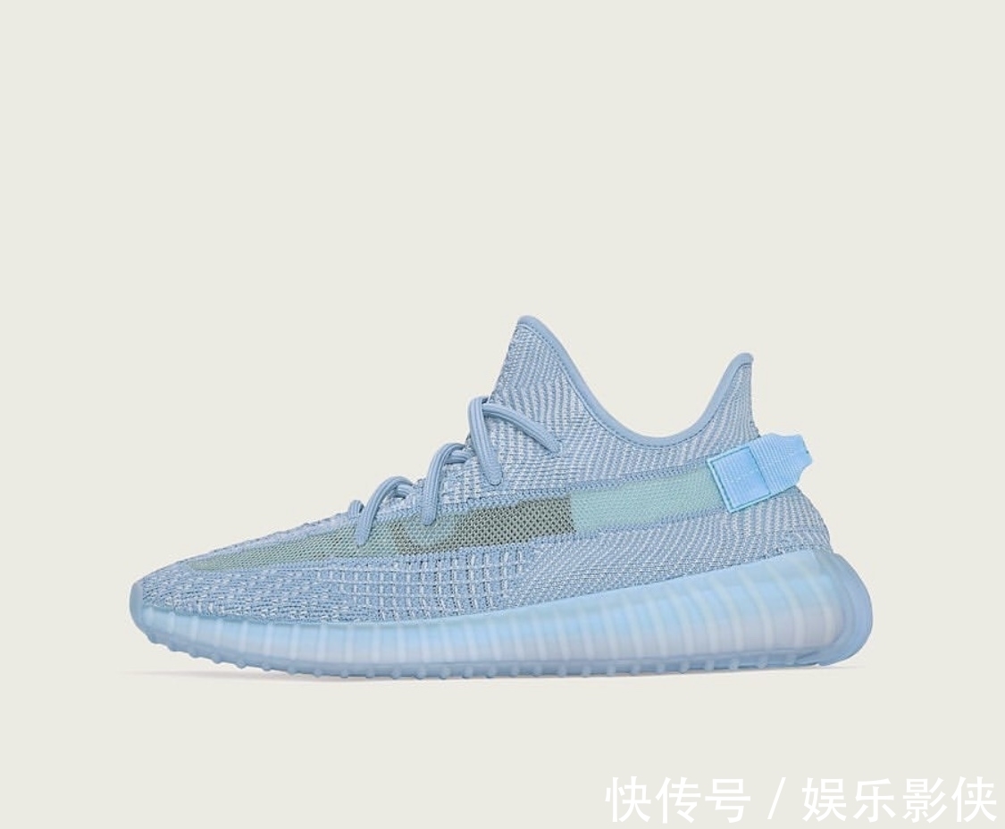 配色 YEEZY BOOST 350 V2“冰蓝”新配色细节大赏！看完考虑下？